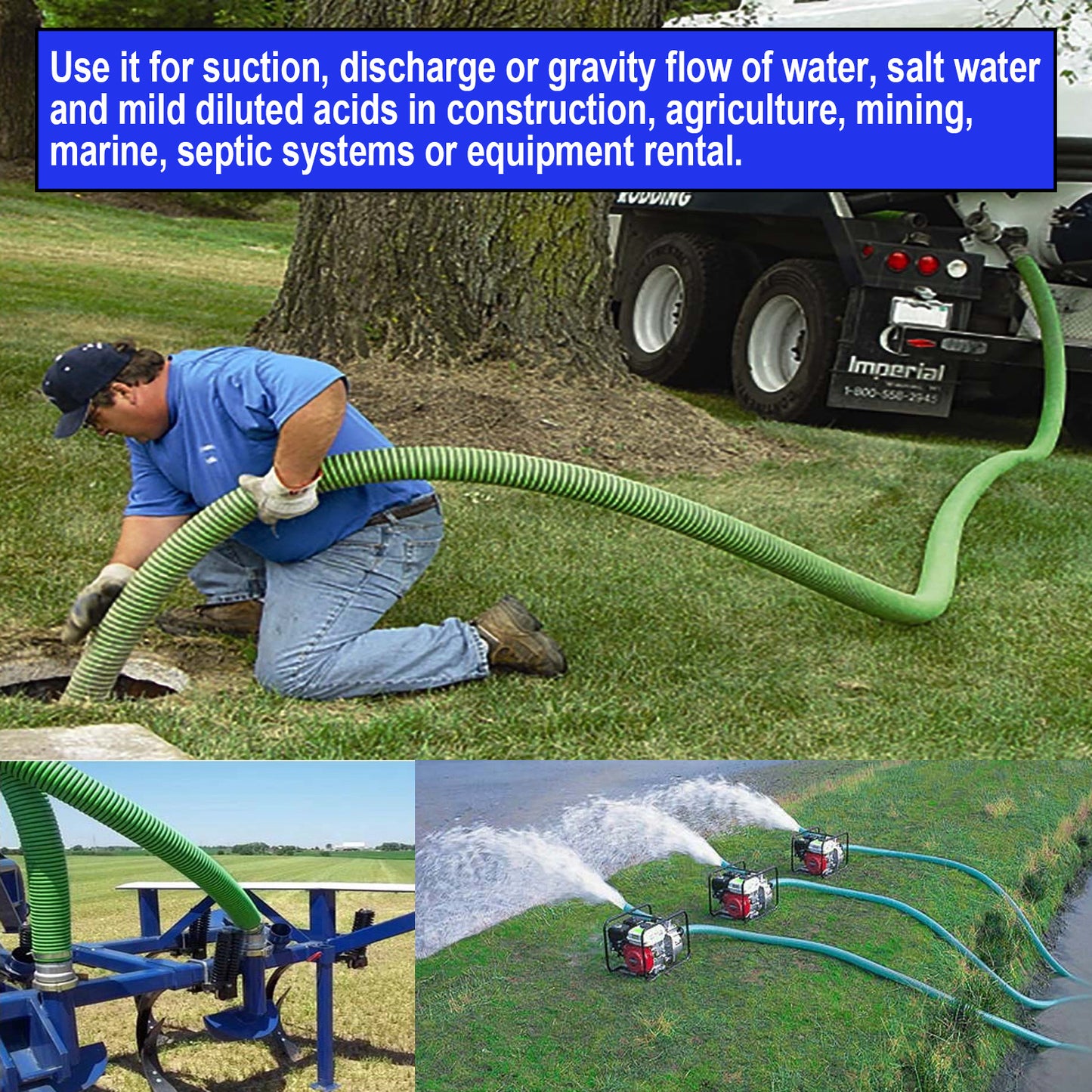 HydroMaxx® Flexible PVC Suction Hose