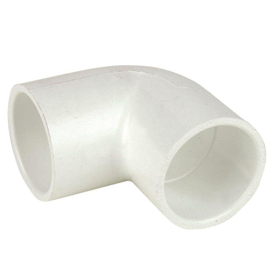 90° Schedule 40 PVC Slip x Slip Elbow Fitting