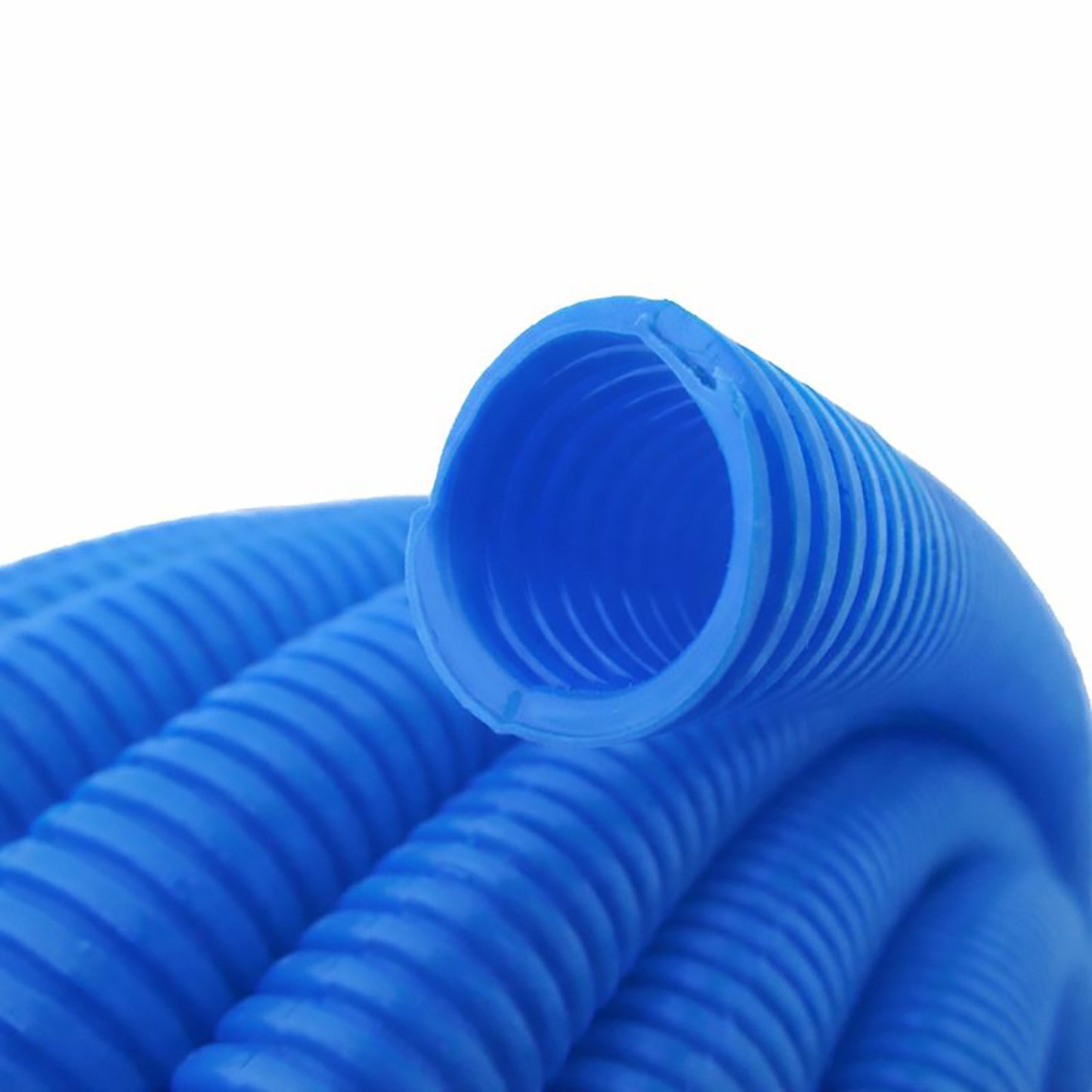 QTY 50 - 1 in. x 100 ft Flexible Corrugated Blue HDPE NON Split Tubing Wire Loom - FREE SHIPPING