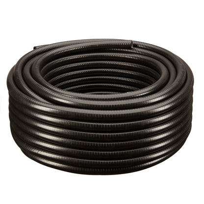 Black Flexible PVC Pipe - 4 rolls of 3" x 100 ft - FREE SHIPPING