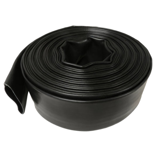 HydroMaxx® 6 Bar Black Heavy Duty Lay Flat Discharge Hose