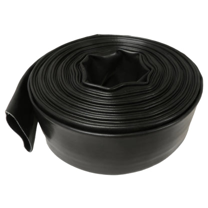 HydroMaxx® 6 Bar Black Lay Flat Discharge and Backwash Hose with Camlocks and Adapters
