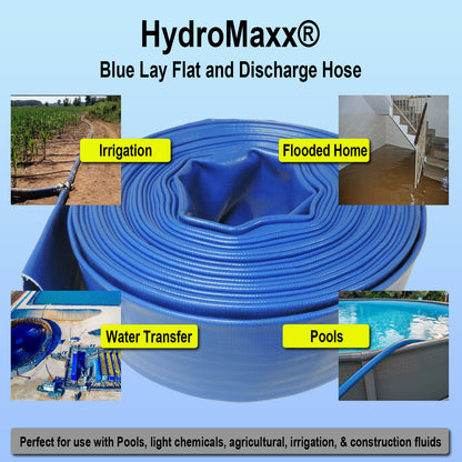 HydroMaxx® 6 Bar Heavy Duty Lay Flat Discharge Hose