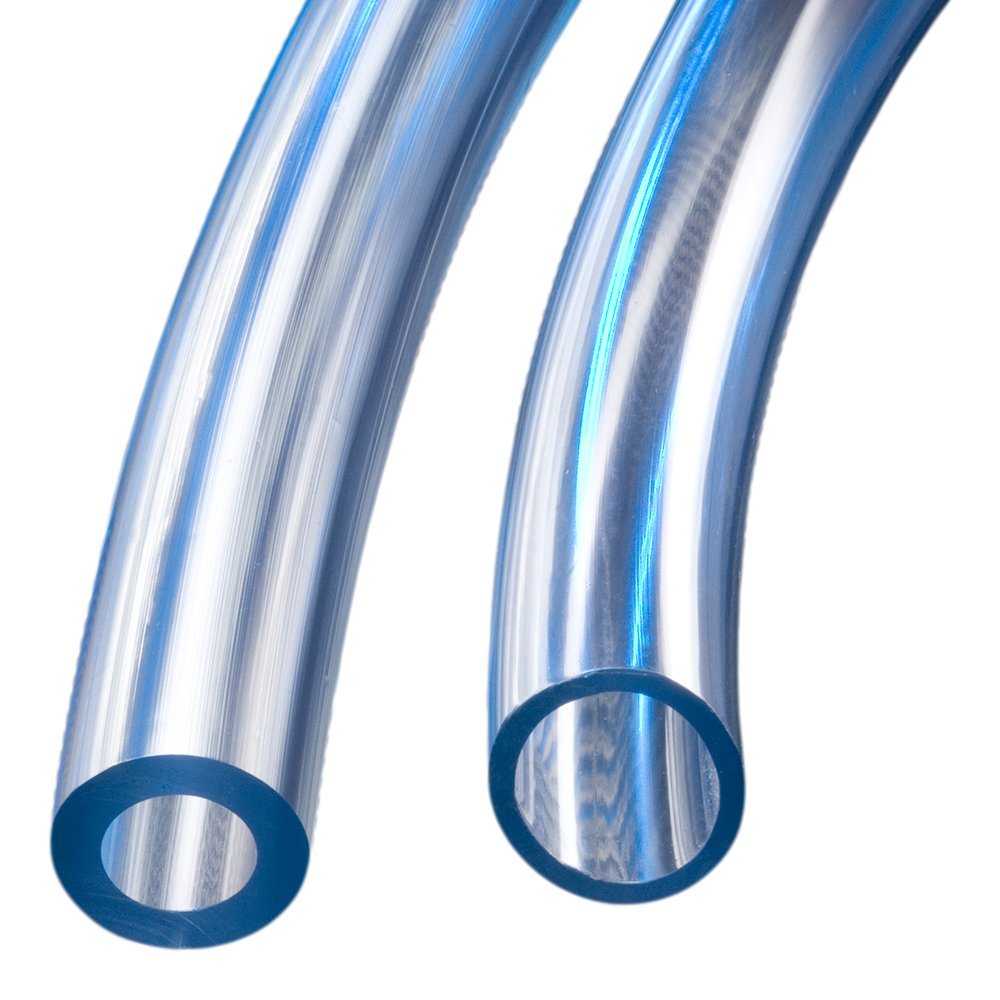 QTY 114 - 1/8" ID x 1/4" OD x 100’ Flexible Non-Toxic Clear Vinyl Tubing - FREE SHIPPING