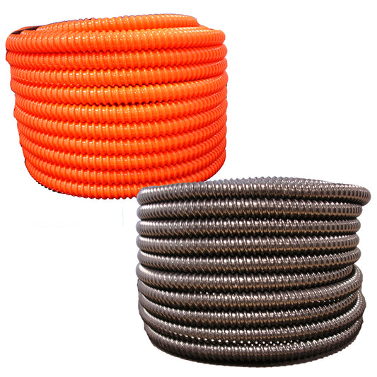 HydroMaxx® Flexible Corrugated PVC NON-Split Tubing and Convoluted Wire Loom