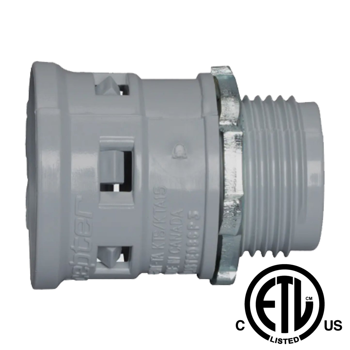 ENT Threaded Terminal Male Adapter - Gray