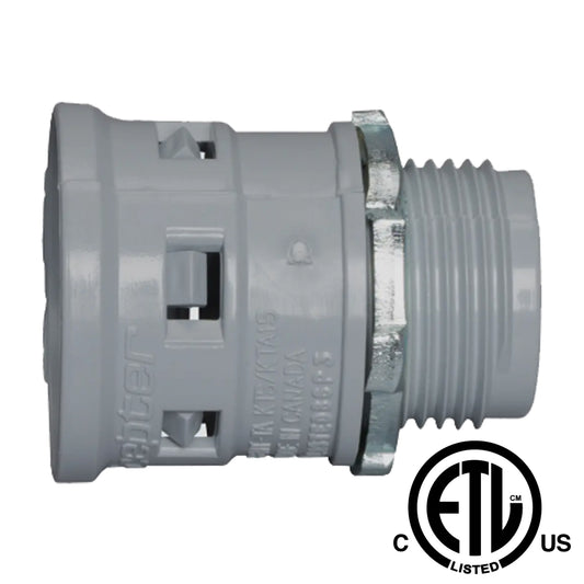 ENT Threaded Terminal Male Adapter - Gray