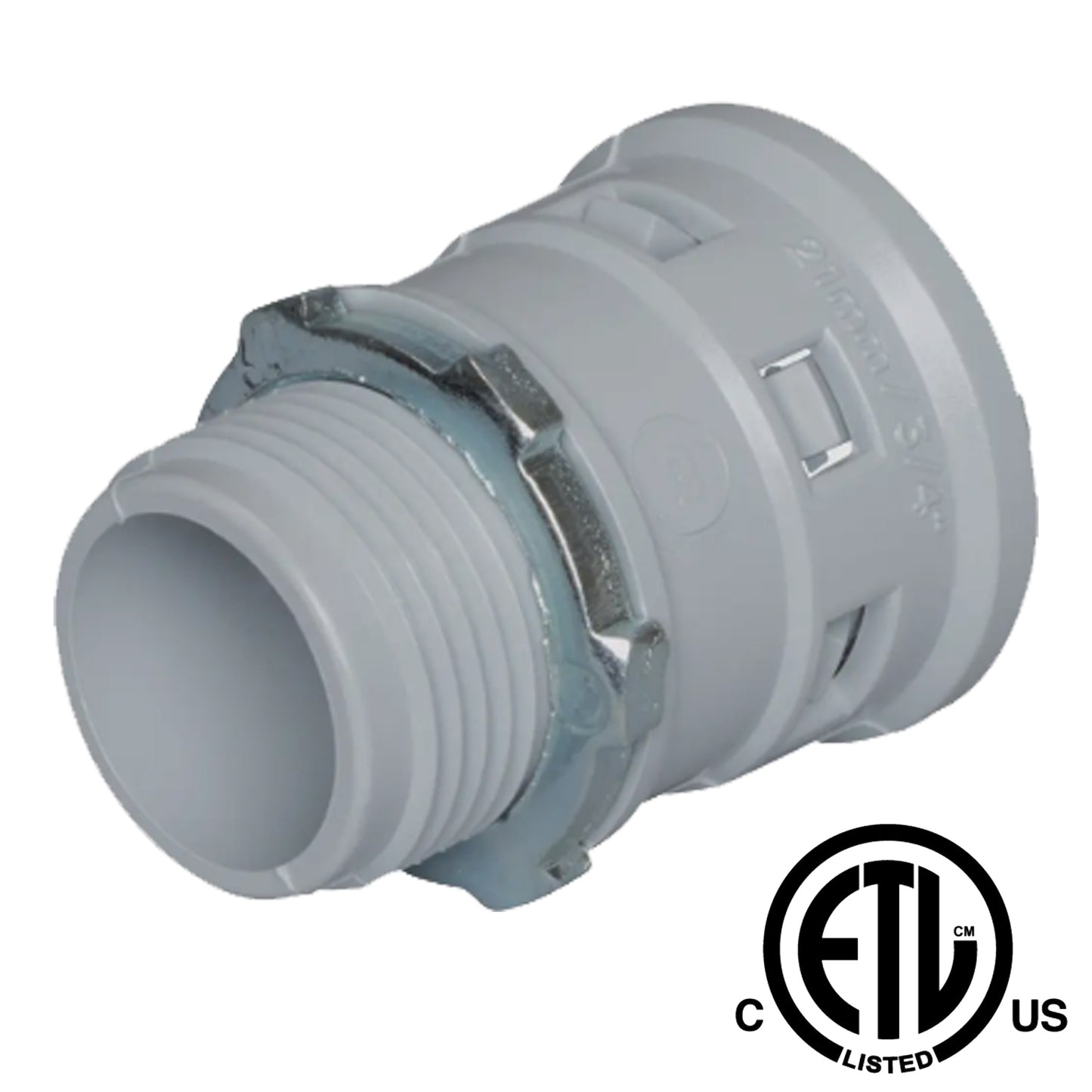 ENT Threaded Terminal Male Adapter - Gray