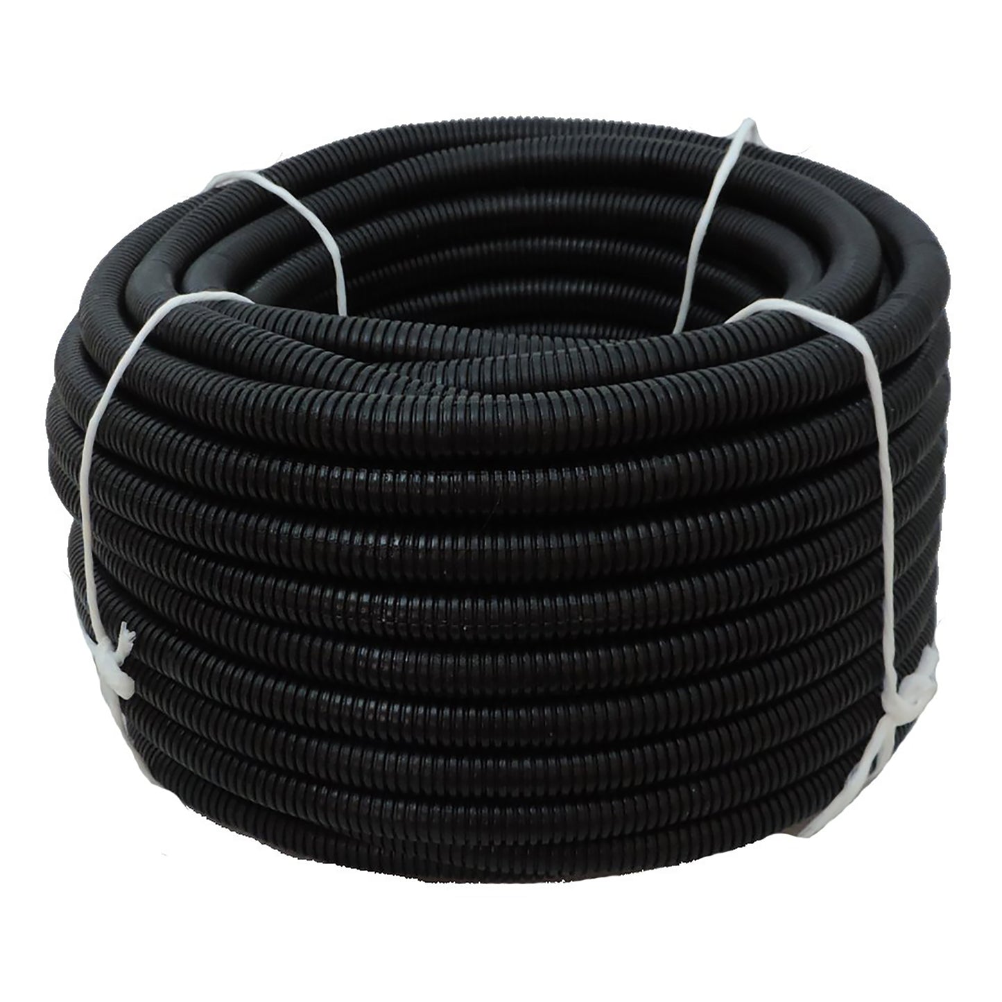 QTY 50 - 1 in. x 100 ft Flexible Corrugated Black HDPE NON Split Tubing Wire Loom - FREE SHIPPING