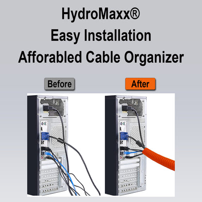 HydroMaxx® Flexible Polyethylene Corrugated (PE) Split Tubing (Wire Loom)