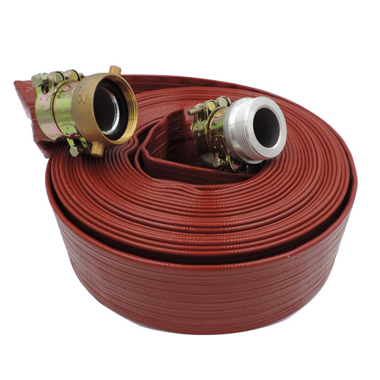 HydroMaxx® 10 Bar High Pressure Lay Flat Discharge and Backwash Hose with Connectors