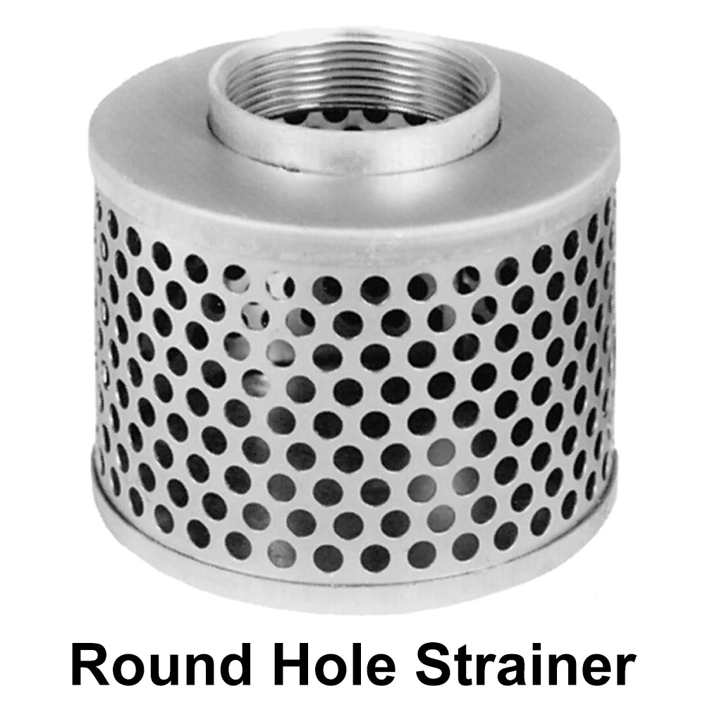 Suction Hose Round Hole Steel Strainer